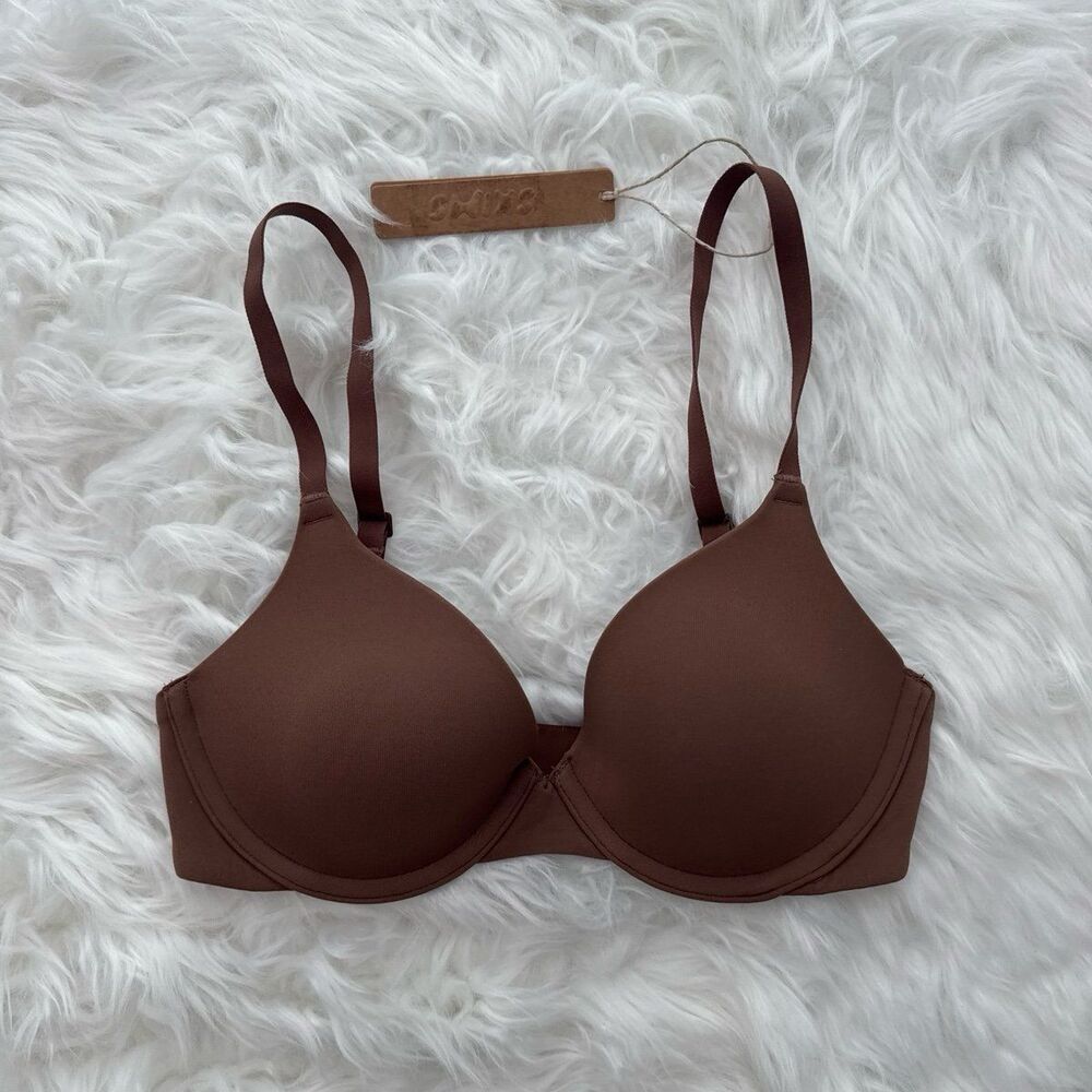 Skims Fits Everybody T-Shirt Demi Bra Jasper Size 30B